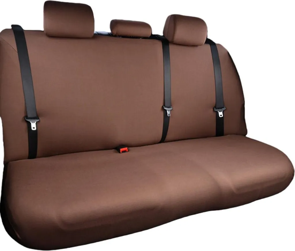 INF Coprisedile posteriore auto elastico completo - Impermeabile e facile da installare caffè