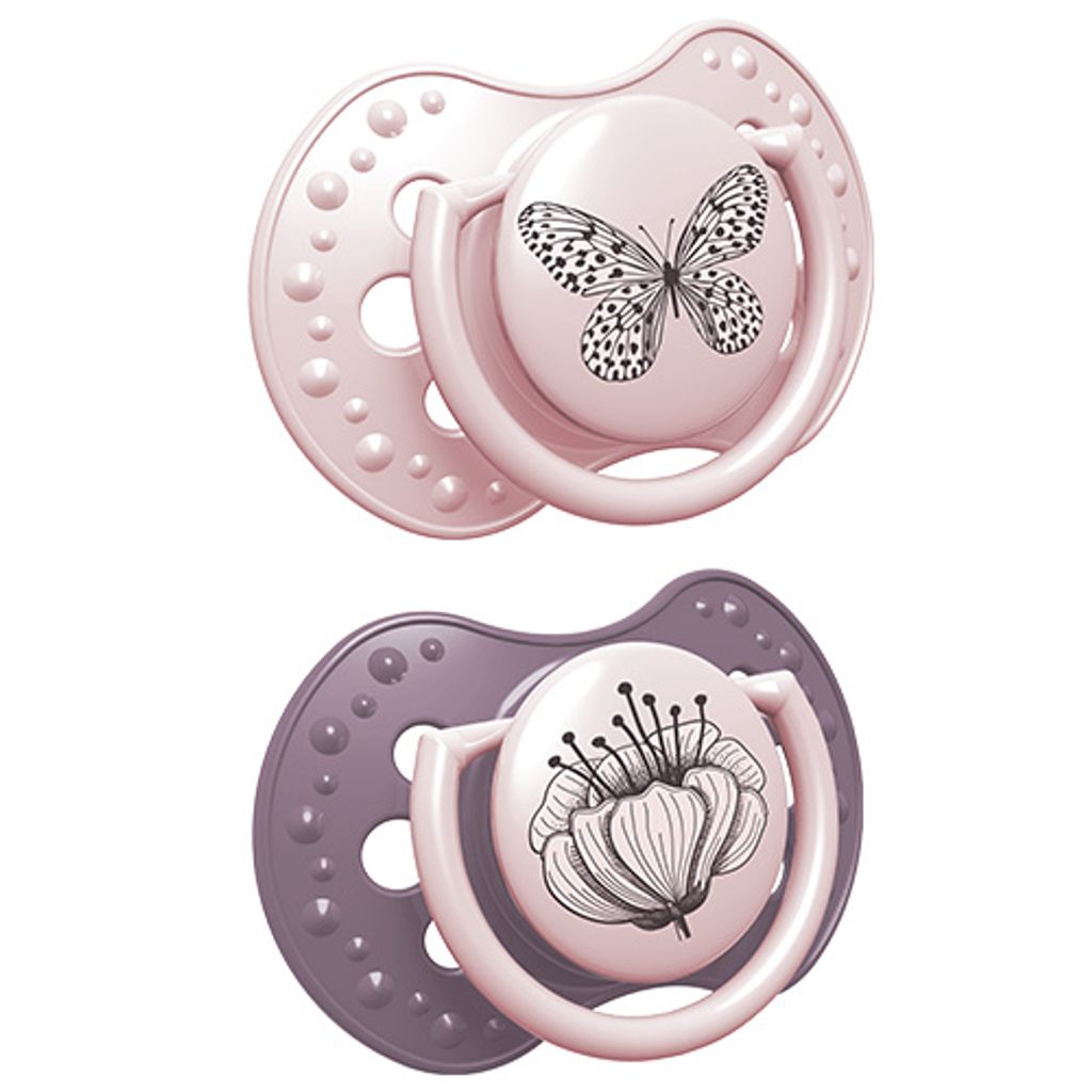 LOVI Smoczek silikonowy dynamiczny Botanic Girl 3-6 m 2 Zdjęcie produktu 