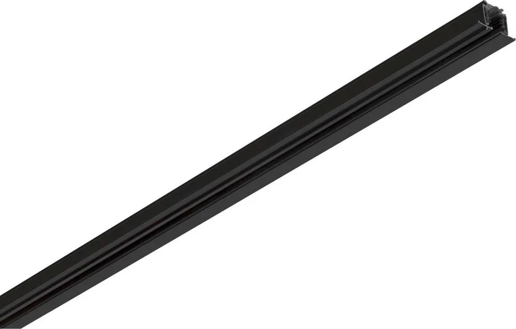 Rail d'éclairage boutique 2m S-TRACK noir - Idéal pour vitrine et mag