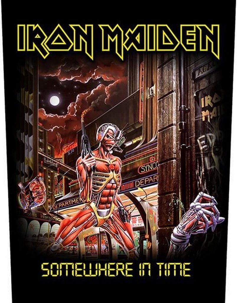 Iron Maiden - Patch "Somewhere In Time" RO6764 (Einheitsgröße) (Bunt)