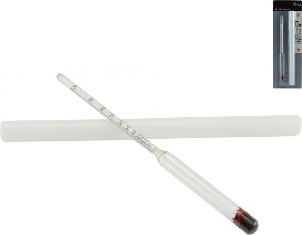 Alkoholmessgerät 0-100% ohne Thermometer 25,5cm PERFECT