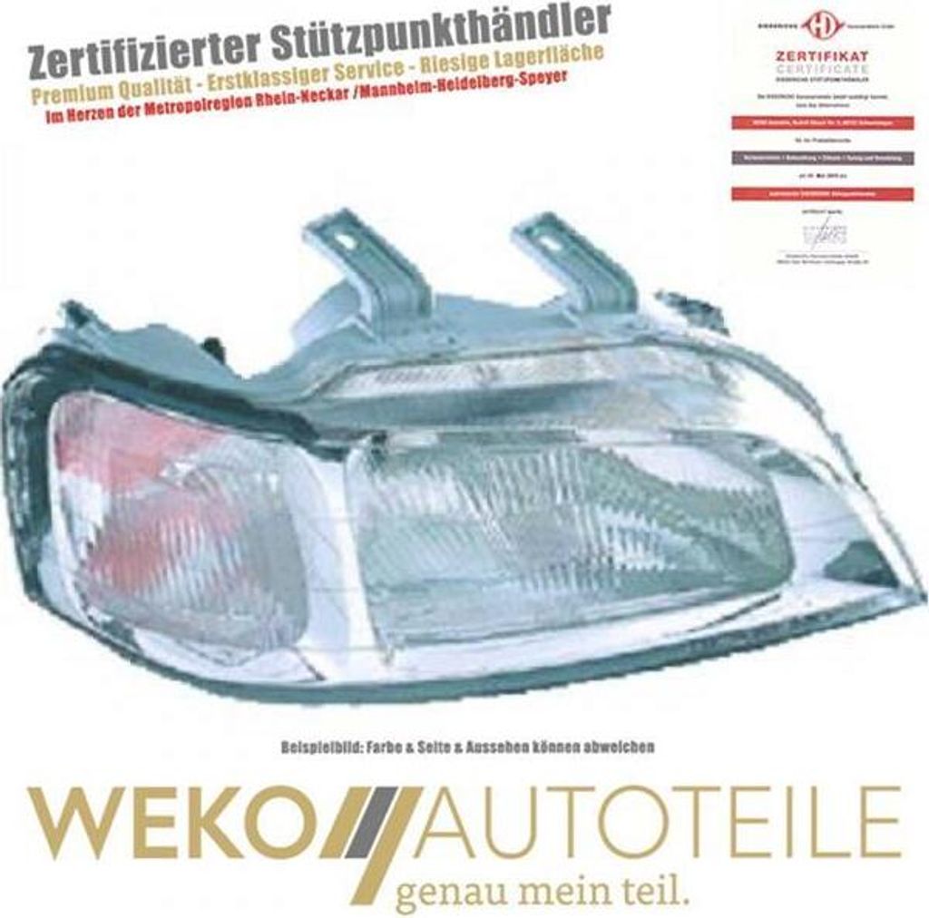 Scheinwerfer links DIEDERICHS 5206581 für HONDA
