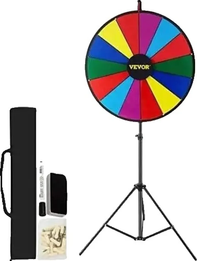 Roue des prix ronde 18 pouces 14 cases pour animation commerciale
