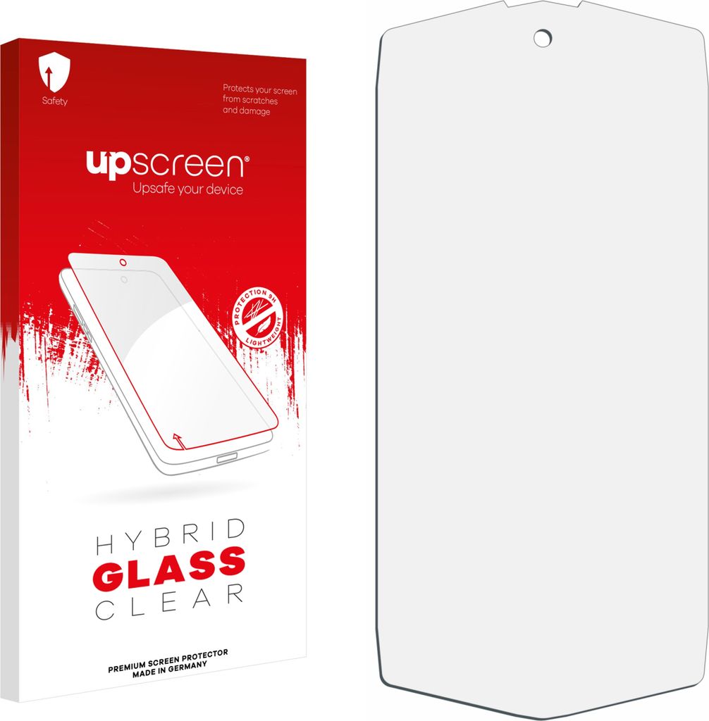 upscreen Schutzglas für Unihertz TickTock 5G Schutzfolie Panzer Folie Glas Display Schutz klar
