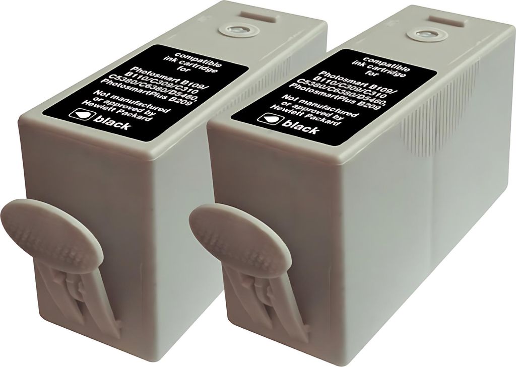 Doppelpack Tintenpatronen schwarz für HP Officejet 6000, 6000