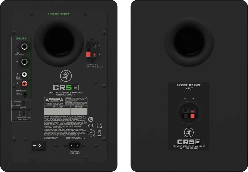 Moniteurs Mackie CR5-XBT pour Home Studio et Création de Contenu Web - 2