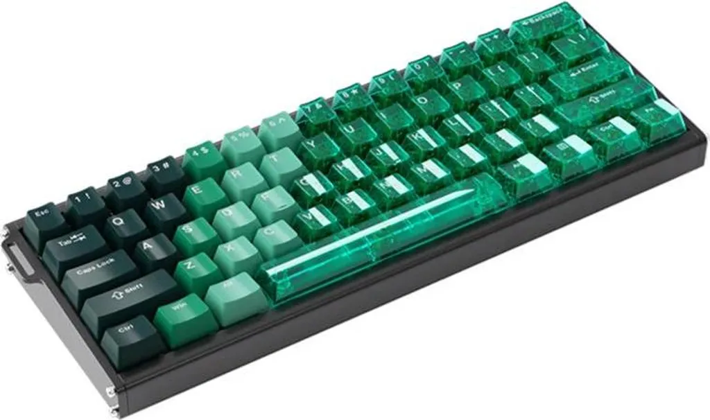 Clavier gaming sans fil mécanique PC Vert - Fini les piles, 88 touches