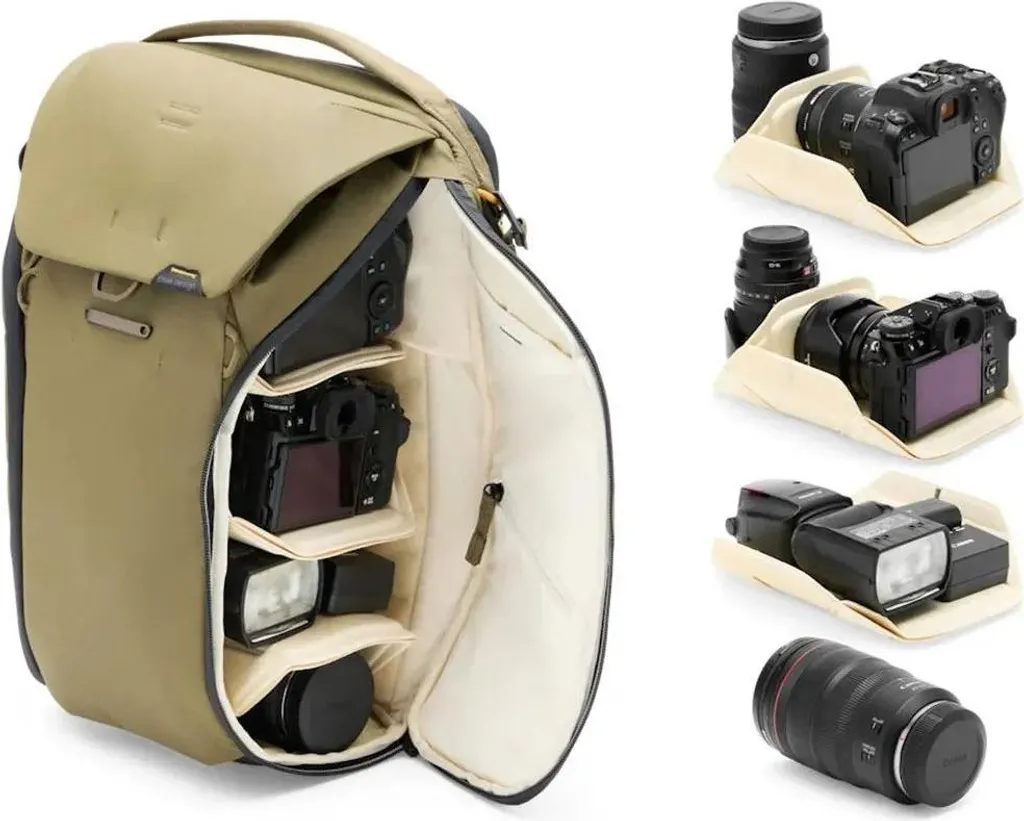 Everyday Backpack 20L Kelp Peak Design Sac Modulable et Imperméable