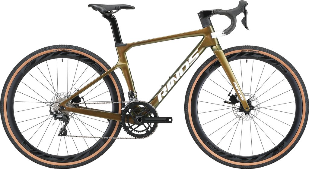 RINOS Carbon Gravel Bike Sandman3.0 Shimano R7000 Gold 58 cm