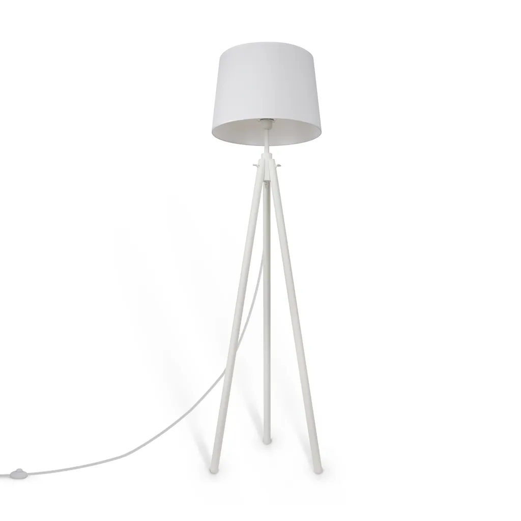 Lampadaire E27 Blanc Maytoni Calvin 4099776028048 Style Minimaliste