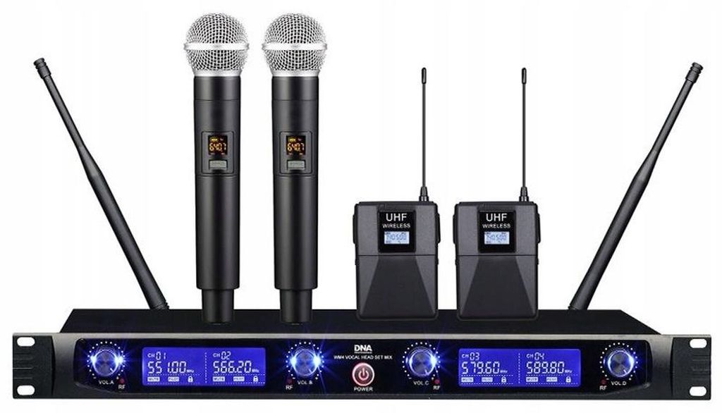 DNA WM4 Vocal Head Set Mix Bezdrátový systém Obrázek produktu 