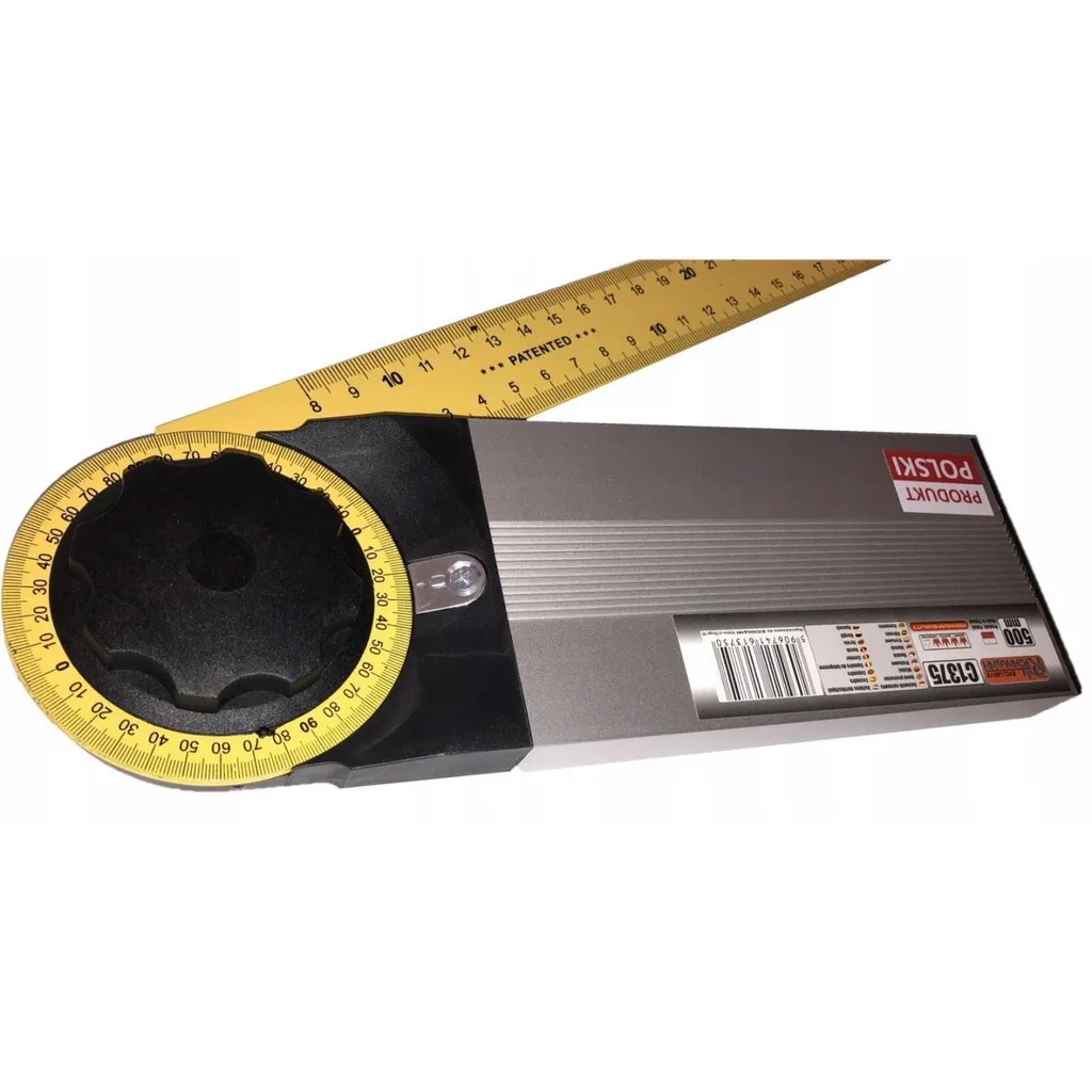 Équerre et rapporteur d'angle 500 mm Becel pour traçage et menuiserie - 3