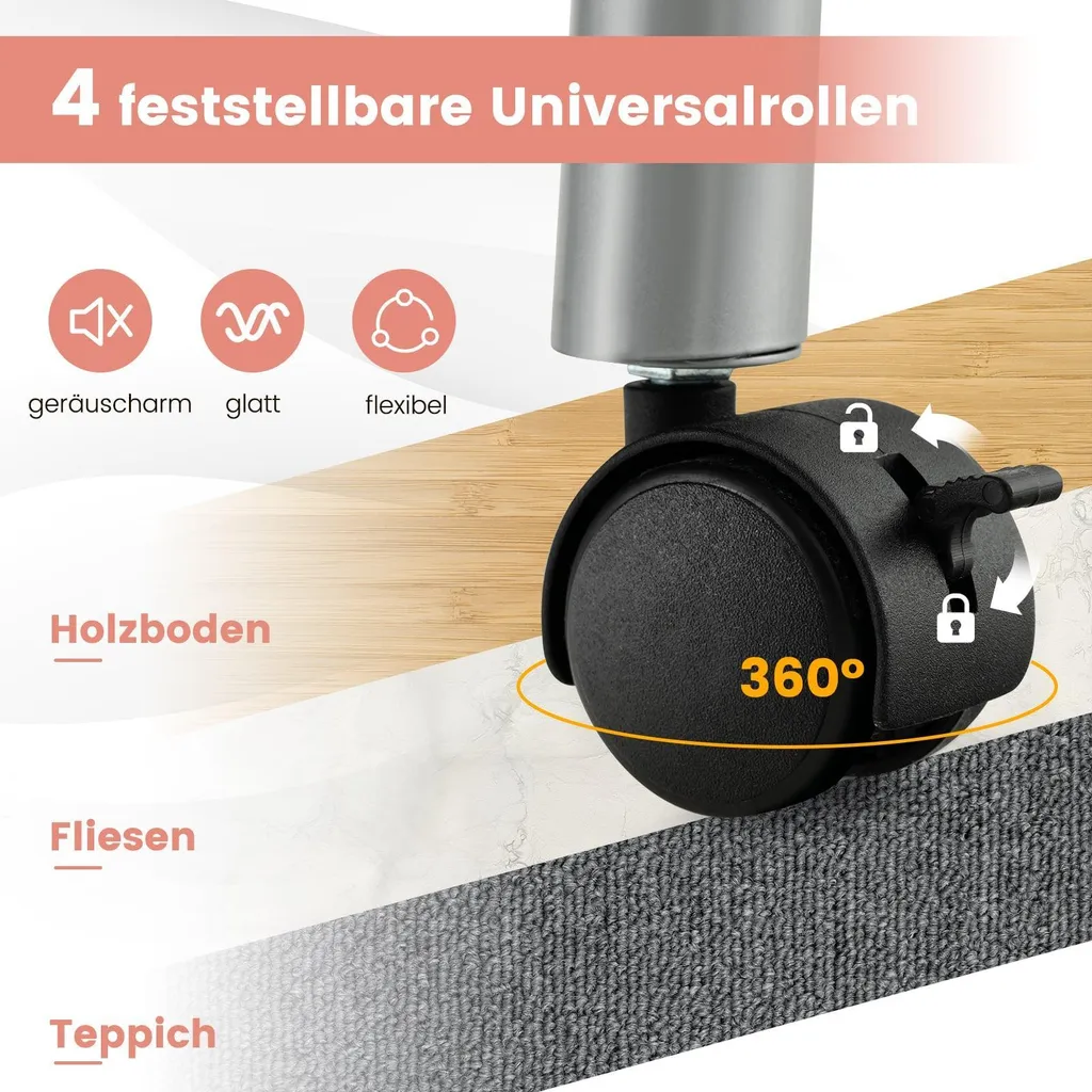 Table manucure pour pose de vernis avec lampe LED et collecteur 90cm