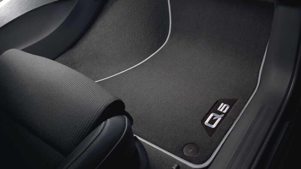 2x Oryginalne welurowe tekstylne dywaniki podłogowe Audi Zdjęcie produktu 