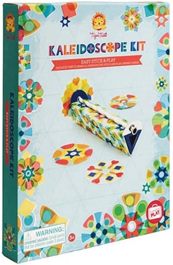Kit de fabrication kaléidoscope enfant Tiger Tribe - Jeu éducatif STEM