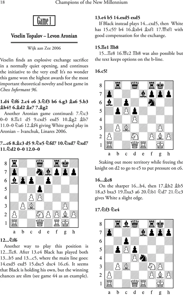 Progresser aux échecs avec Champions du nouveau millénaire Ftacnik - 7