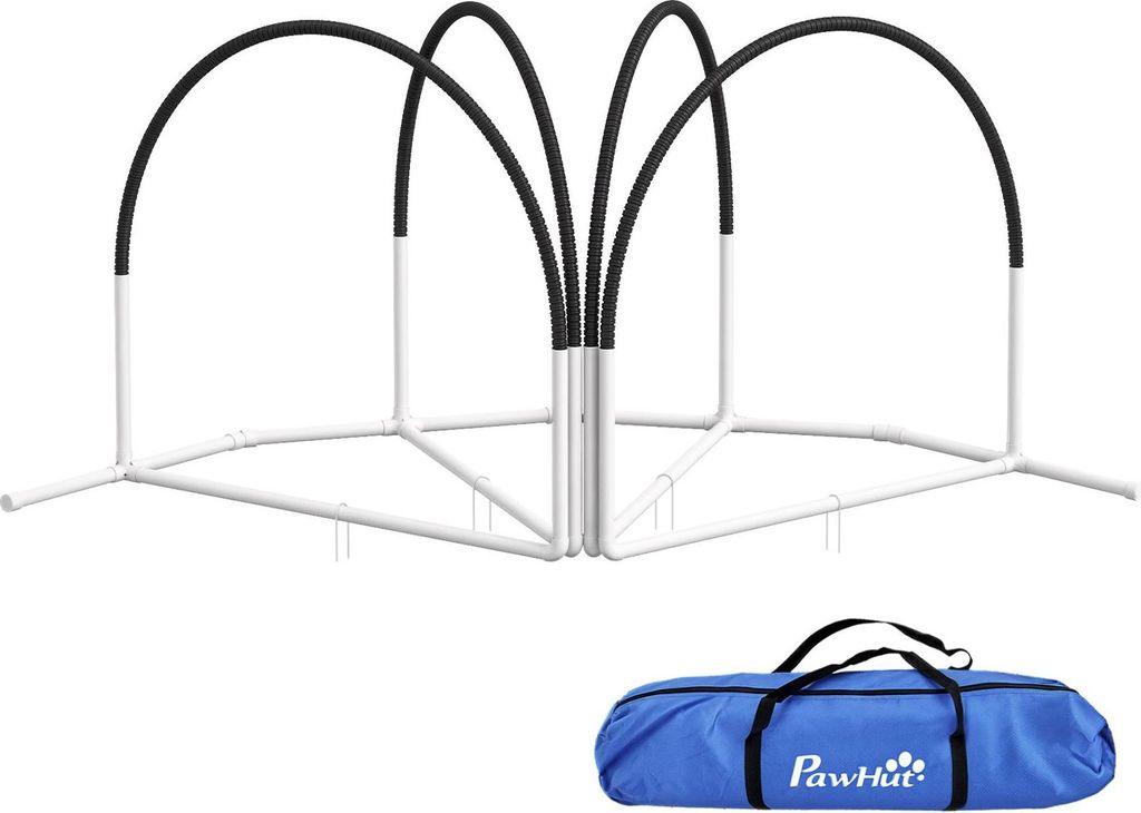 PawHut Agility Set Dogs 4-częściowy sprzęt do agility do Zdjęcie produktu 