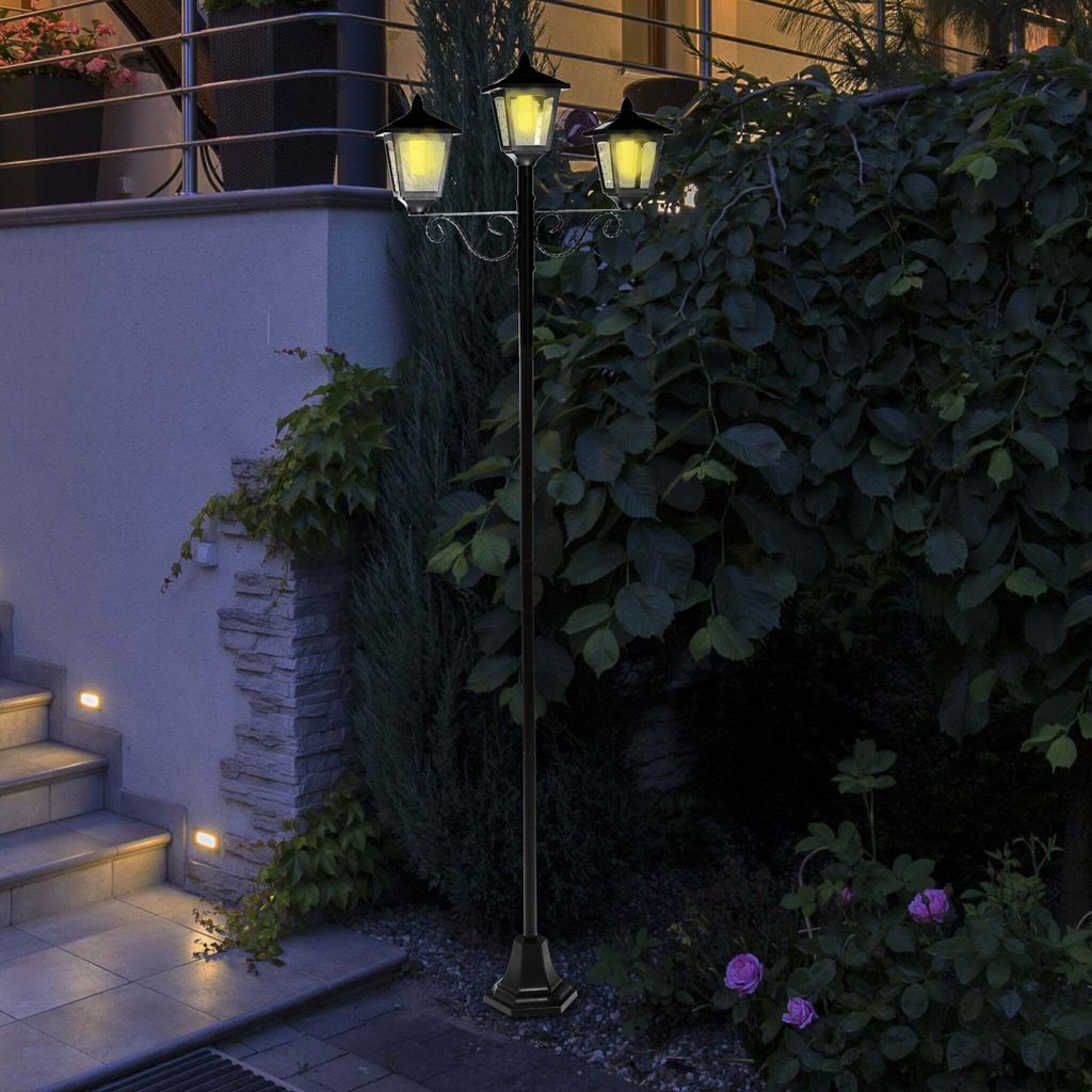 Solar LED Standlaterne Standlampe mit 36LEDs 70433