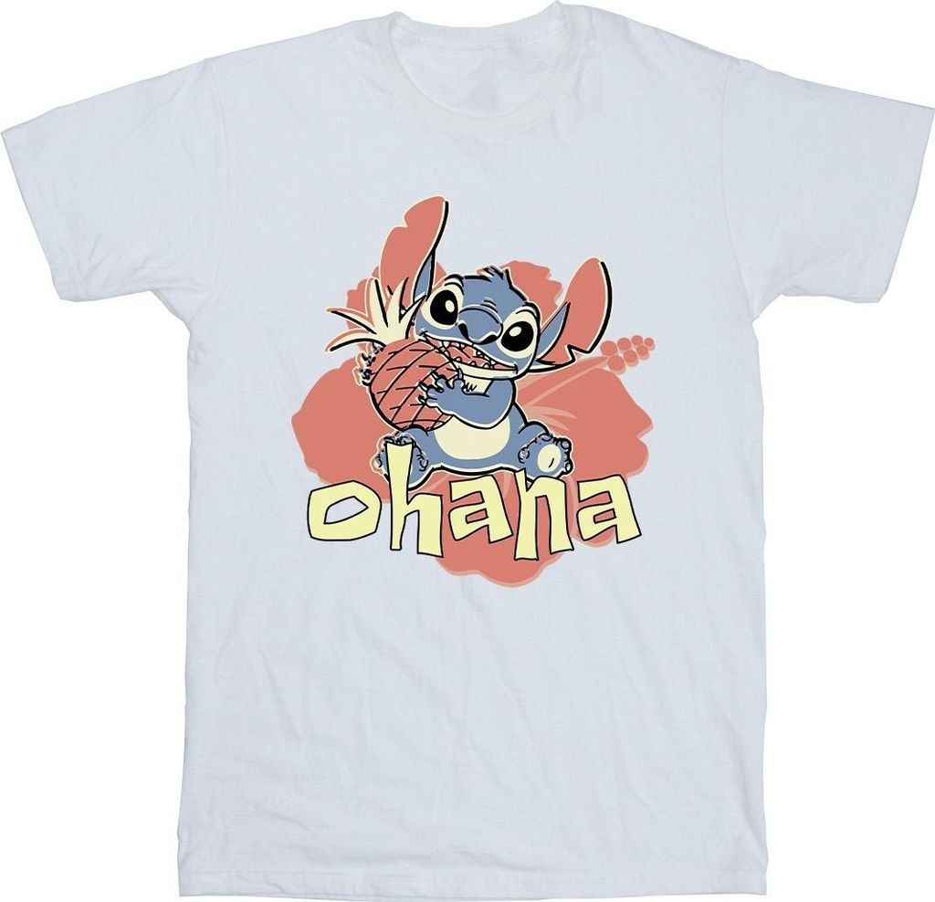 Disney - "Ohana" T-Shirt für Herren BI33395 (XXL) (Weiß)