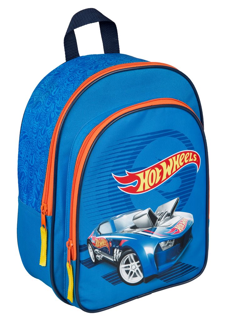 Kindergartenrucksack Hot Wheels Auto - Rucksack 2 Fächer Produktbild 