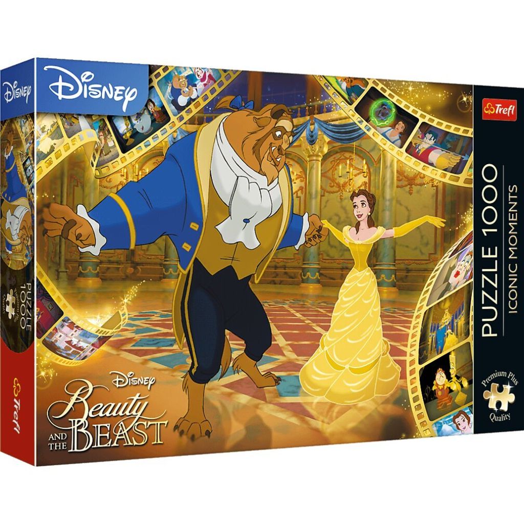 PUZZLE CREFL 1000 pièces La Belle et la Bête PremPlus 10832 Image du produit 