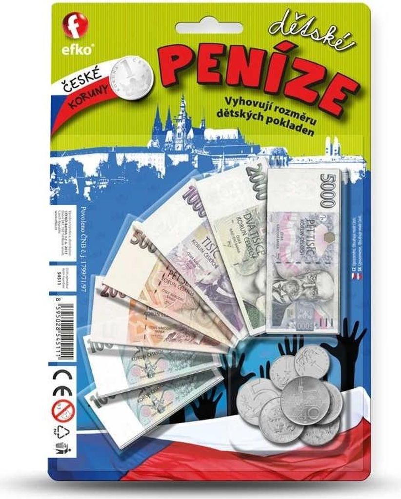 Dětské peníze Česká koruna Obrázek produktu 