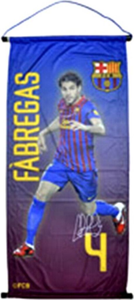 Wimpel / Fähnchen mit FC Barcelona Cesc Fabregas Design SG1593 (Medium) (Bunt)