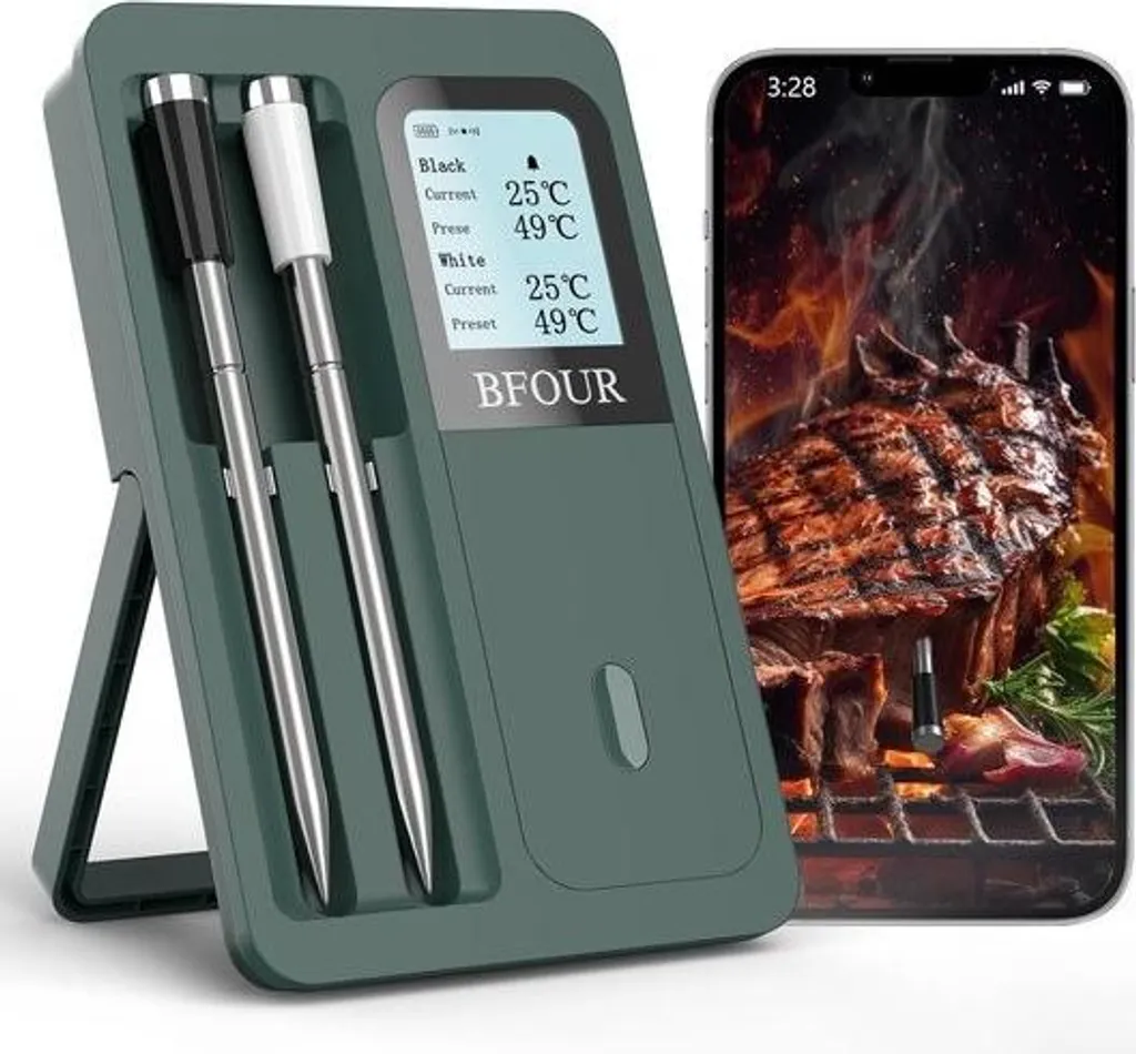 Thermomètre à viande sans fil : fini les viandes trop cuites au barbecue