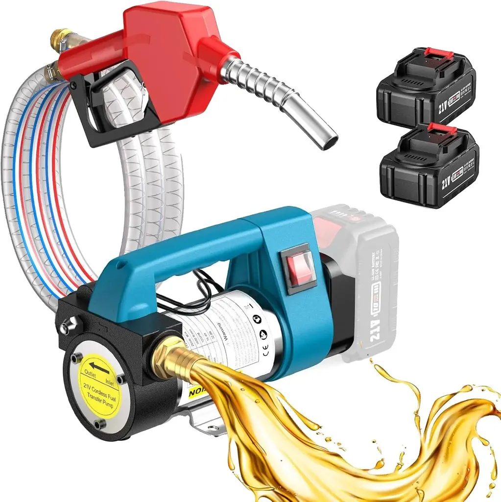 Pompe de transfert de carburant automatique avec moteur sans balais 21V