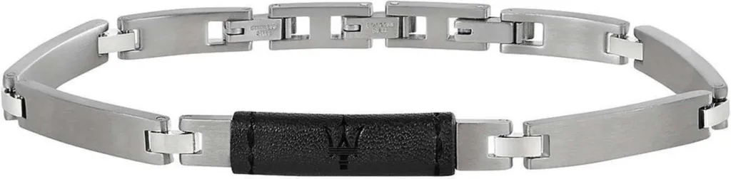 Bijou Maserati JM218AMD04 Bracelet en Acier Inoxydable et PVD Noir