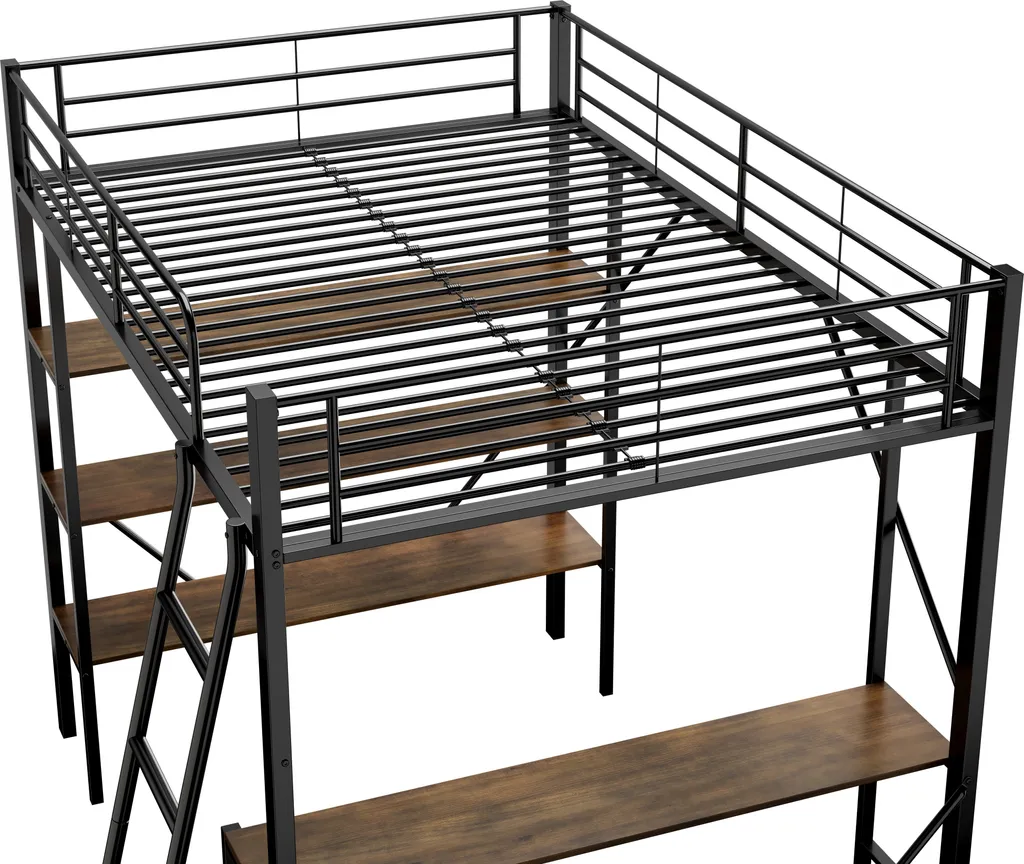 Lit combiné bureau et rangement pour optimiser une petite chambre ado