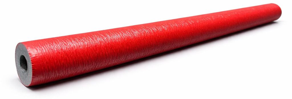 PE Rohrisolierung rot : 15 mm / 9 mm Größe: 15 mm / 9 mm
