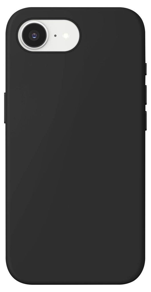 MW, MagSafe Silikon Hülle iPhone 17e matt weich und langlebig, Schwarz