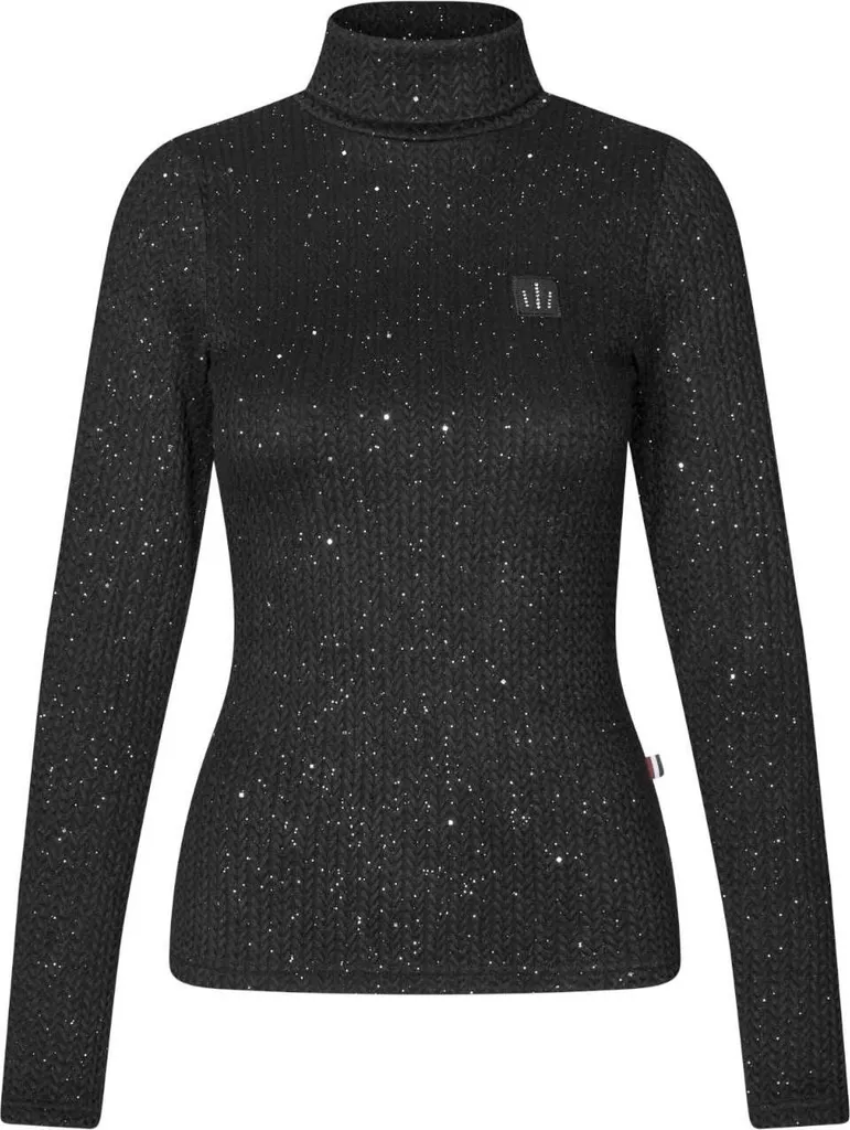 Kingsland KLMichela Pull à col roulé tricoté femme - Marine en laine mélangée