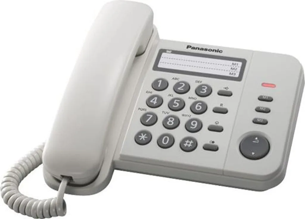 Téléphone Panasonic KX-TS 520 à touches mémoires directes gris
