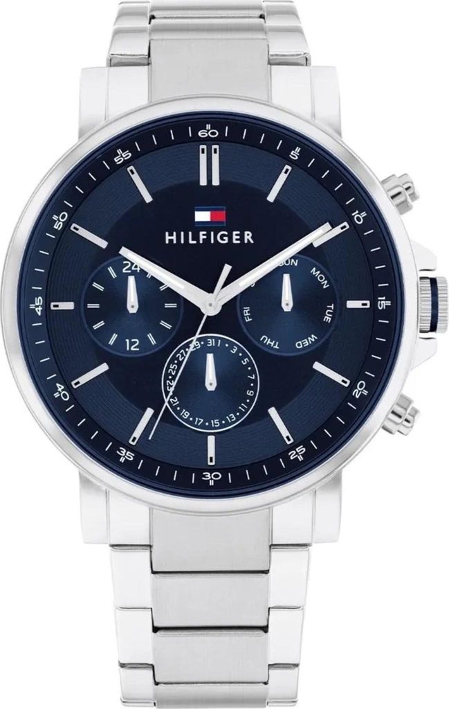 TOMMY HILFIGER Herrenuhr dunkelblau 1710588 Armbanduhren