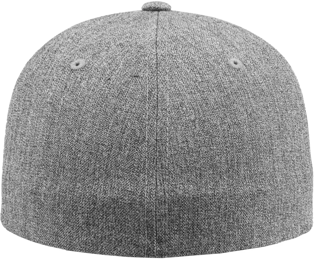 Berretto Flexfit 6277PS Heather Grey S/M | Visiera Nera Professionale - 15