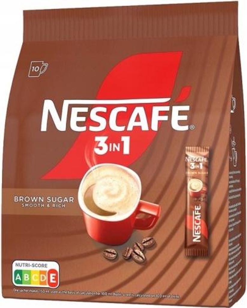 Café soluble 3 en 1 avec sucre 10 x 16,5 g Image du produit 