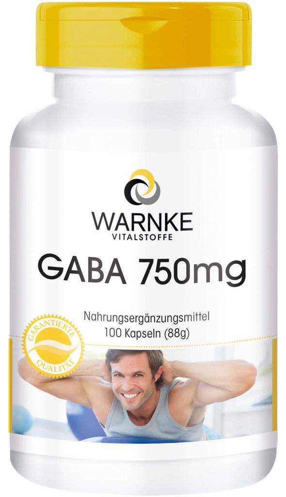 WARNKE GABA 750 mg kapsułki, 100 kapsułek Zdjęcie produktu 