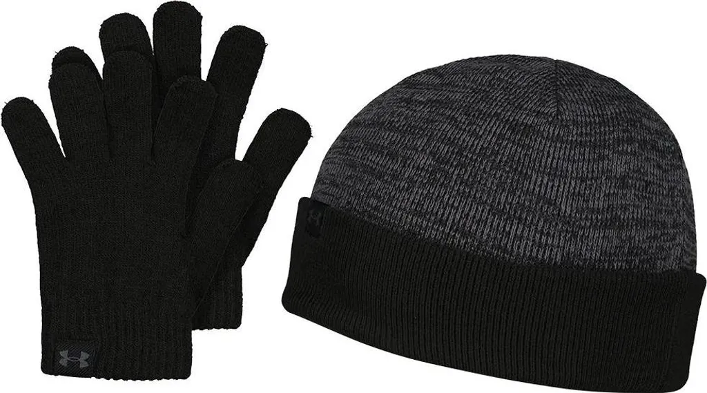 Bonnet et Gants Under Armour Anti-Froid Noirs - Fini les Mains Glacées