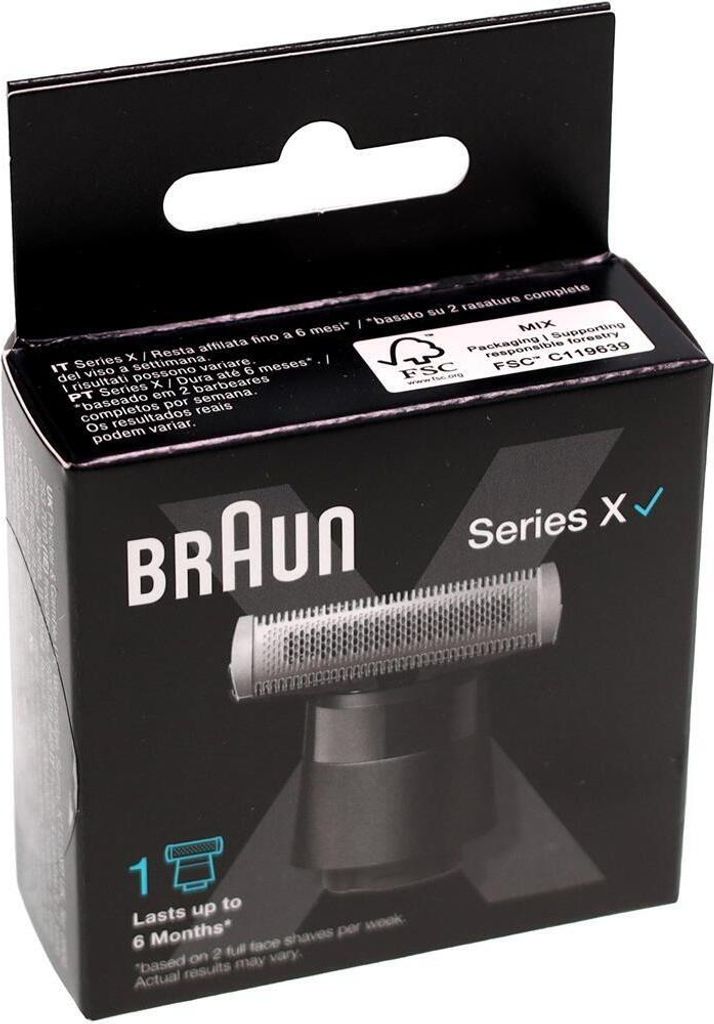 Braun XT20, Scherkopf, 1 Kopf/Köpfe, Schwarz, Braun, Braun Produktbild 