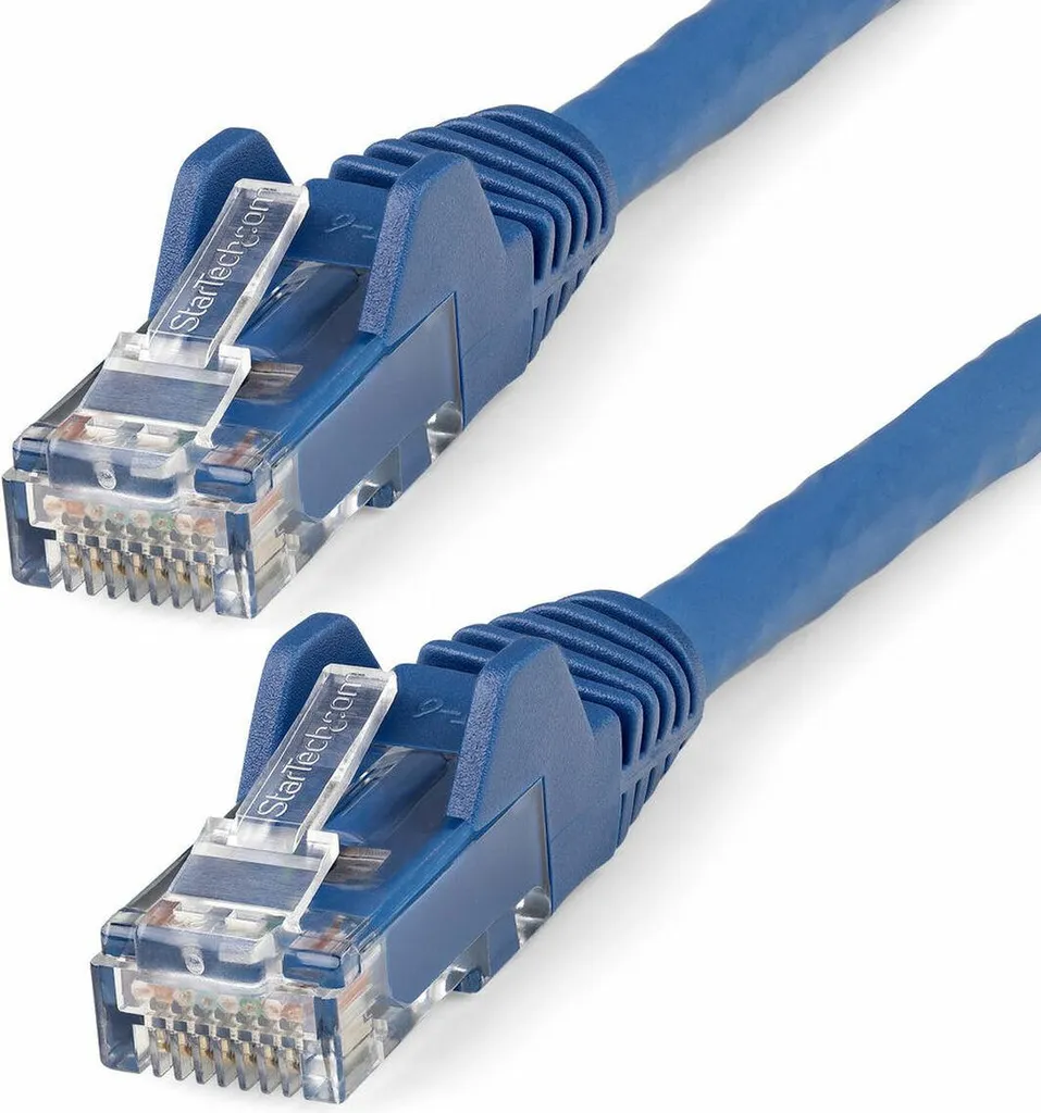 Cavo di Rete 1 Metro Startech Blu Cat6 N6LPATCH1MBL per Smart Home