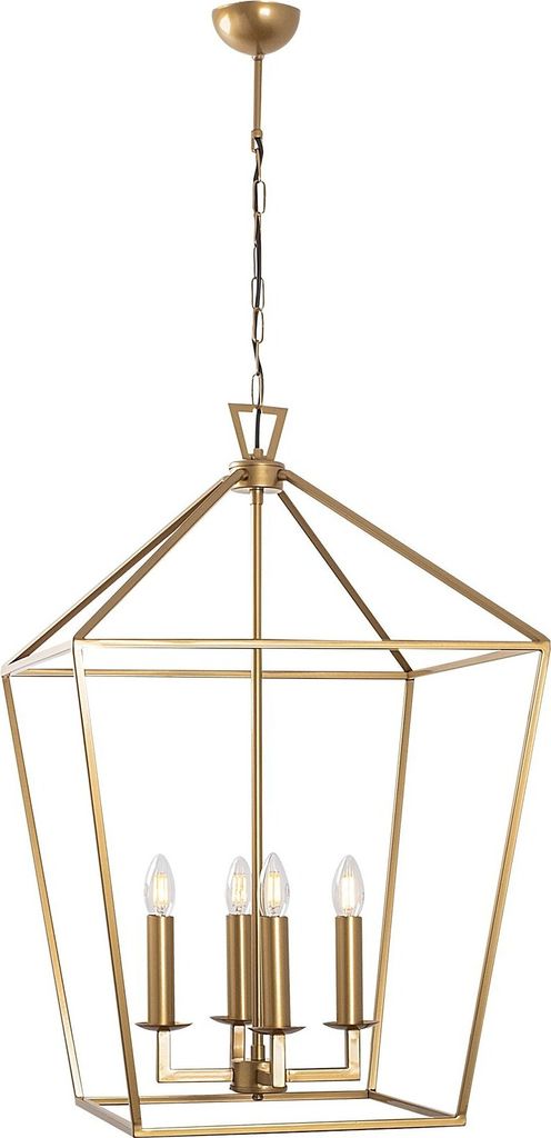 Opviq, Till- Till FLG, Gold, Kronleuchter, 50 x 71 x 123 Produktbild 7