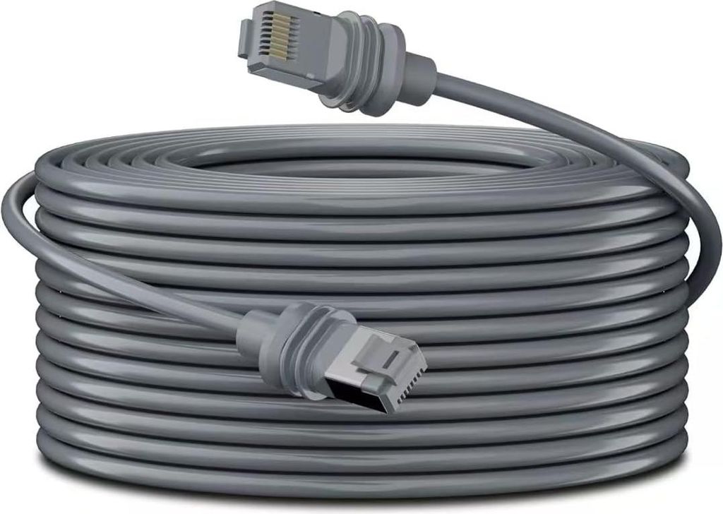 Elfcam - 12 m Starlink-Kabel Gen 3, Ethernet-Kabel Cat6 26 AWG für Außen- und Inneninstallationen, Verlängerungskabel Starlink Gen 3/Mini