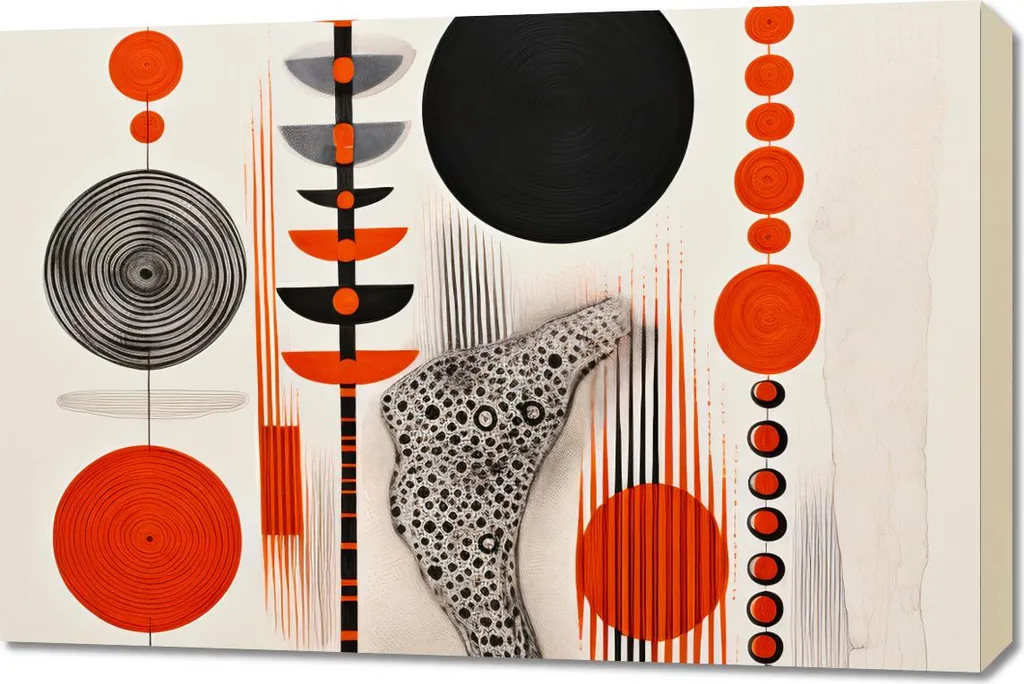 Habillez vos Murs Vides : Tableau Cosmos Contrasté 90x60 cm Design Chic