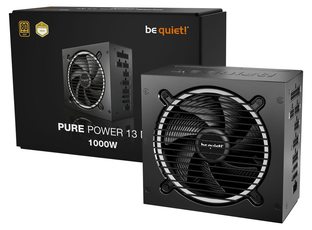 be quiet! Pure Power 13 M | 1000W, 1000 W, 100 - 240 V, Produktbild 