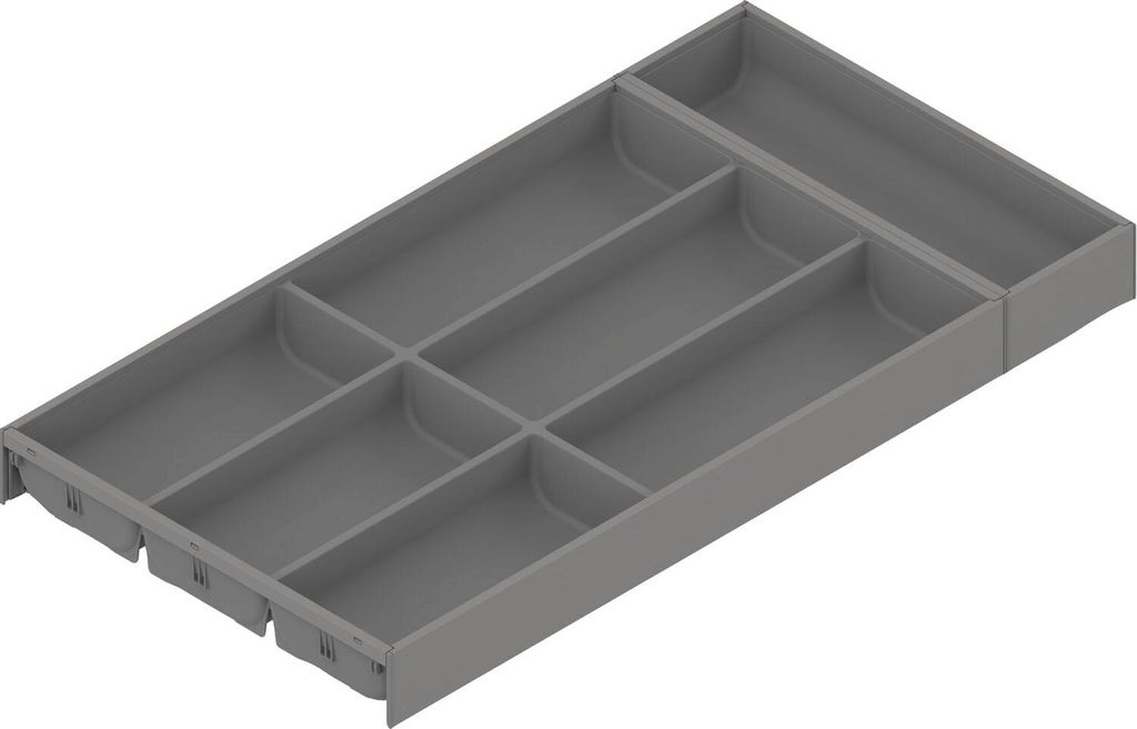 BLUM AMBIA-LINE Besteckeinsatz NL600mm,B300mm, Stahl indiumgrau