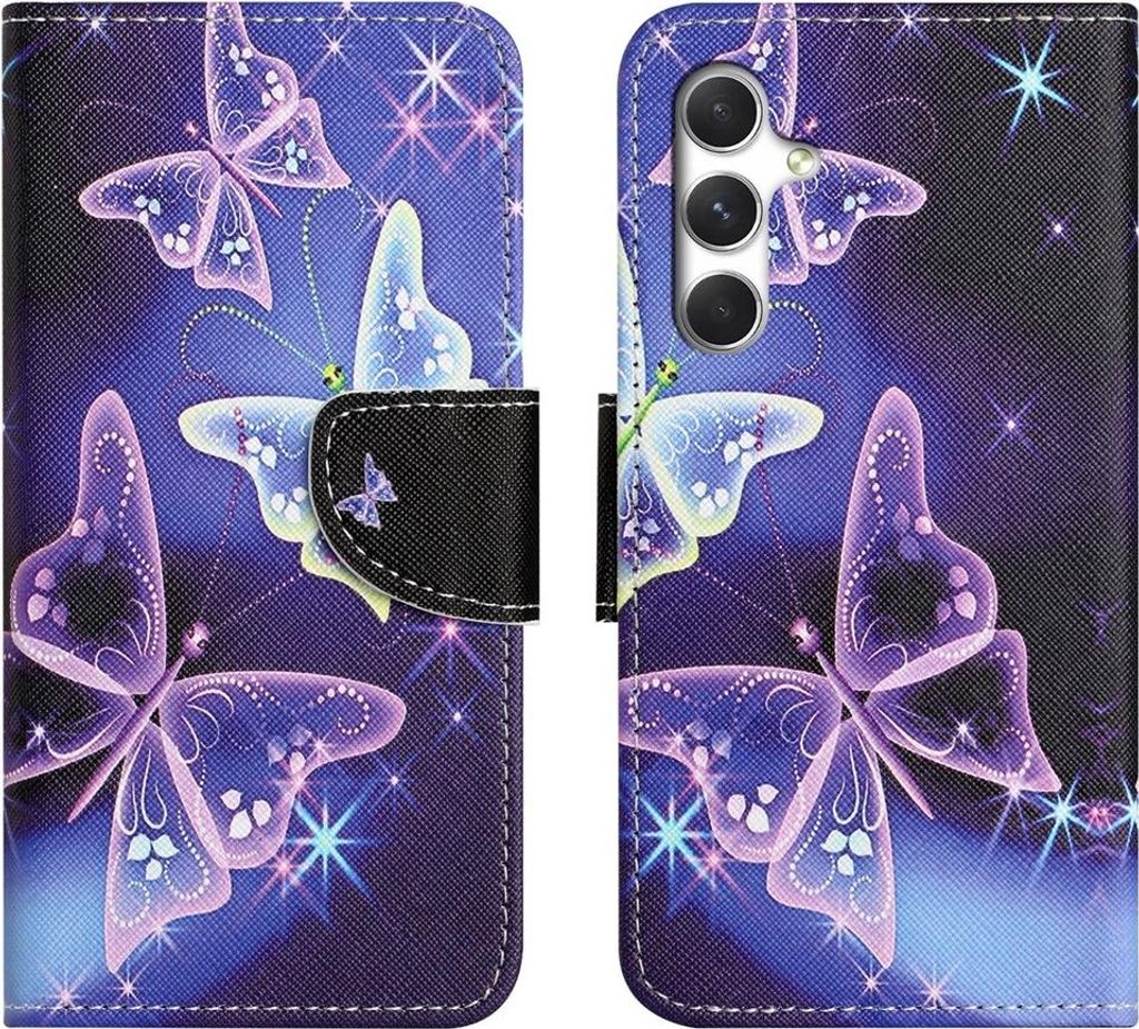 Samsung Galaxy A57 Hülle - Coverup Klapphülle - Schmetterlinge