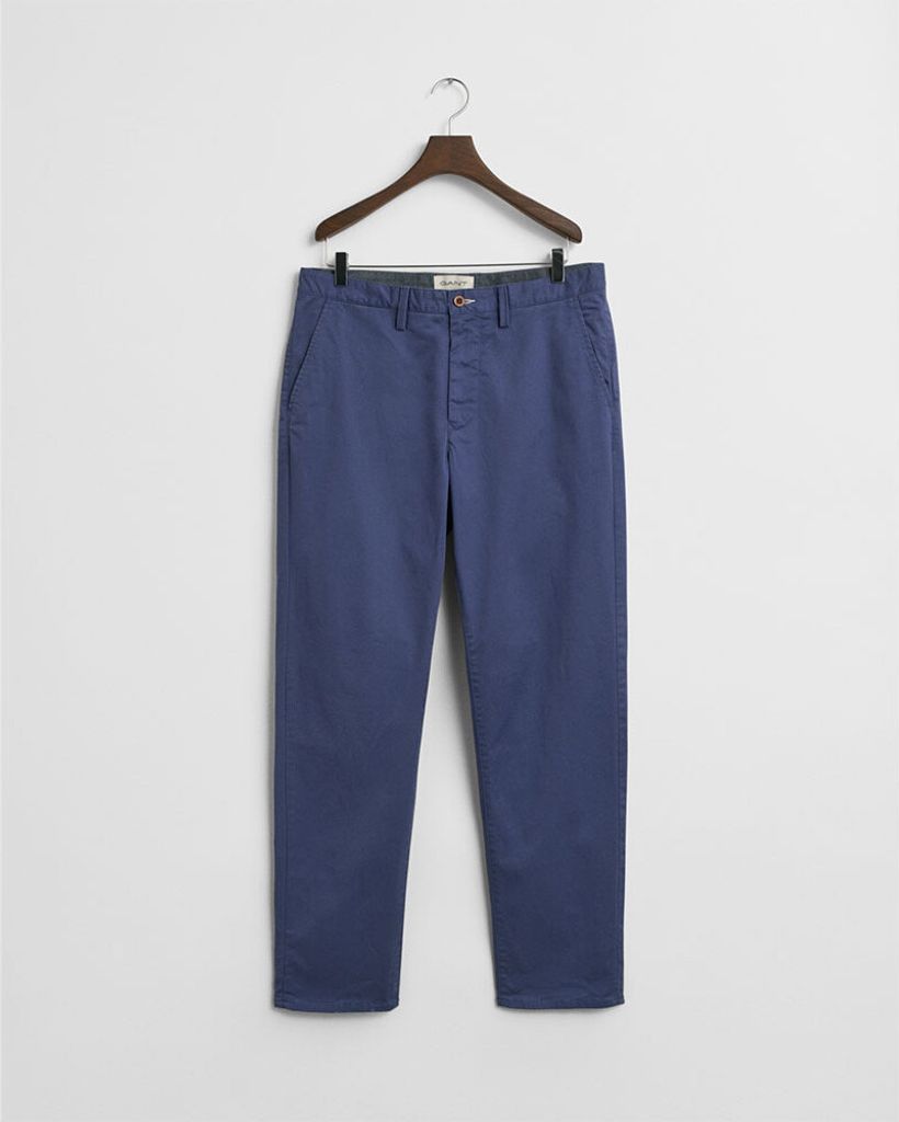 Gant Twill Regular Fit Chinohose Blau 34 / 34 Mann Blau 34