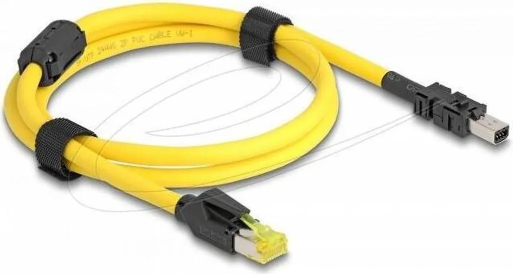 Cordon Cat.6 blindé RJ45 vers Mini I/O 8 Pin D-Form Typ2 Haute Qualité - 2